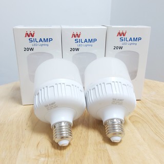 Combo 05 bóng đèn Led 20w E27 búp trụ siêu sáng