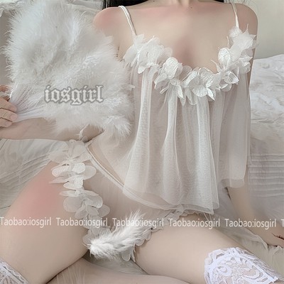 Set áo quần lót ngủ satin phối ren gợi cảm cho nữ 9236 629 [CWEAR.SEXY_ĐỒ NGỦ & NỘI Y CAO CẤP]