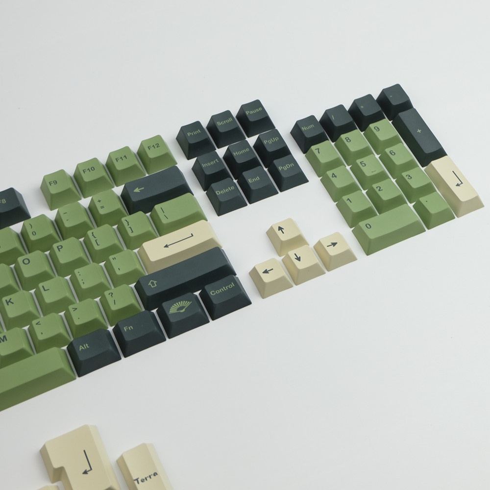 GMK Terra keycaps, 140 Keys keycaps Cherry Profile DYE-SUB Cá nhân hóa GMK Keycaps cho bàn phím cơ