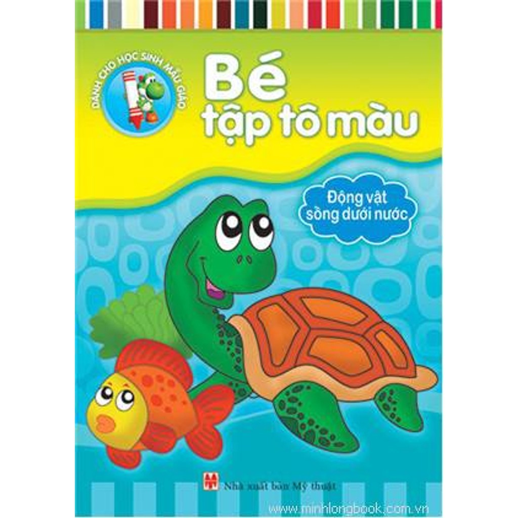 Sách Bé tập tô màu - túi 8 cuốn