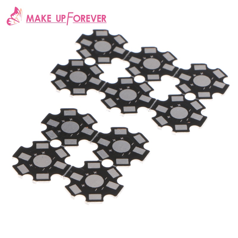 Set 10 Tấm Nhôm Tản Nhiệt Công Suất Cao 20mm 1w 3w 5w Có Đèn Led