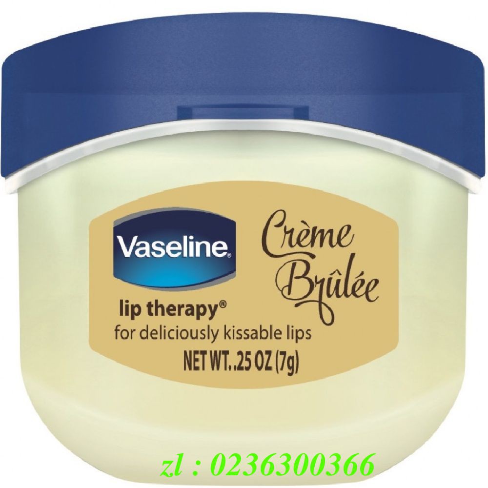 Sáp Dưỡng Môi 7g Vaseline Lip Therapy Creme Brulee Không Màu