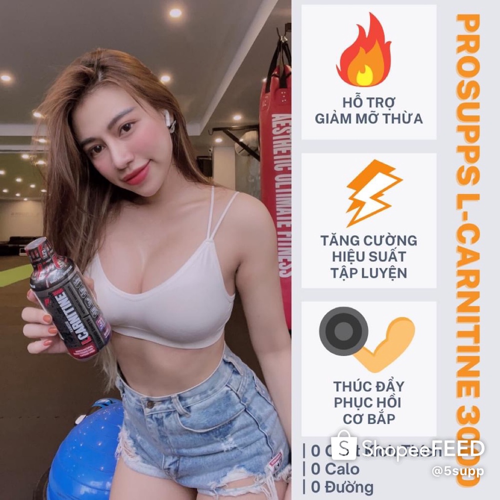 (Chính Hãng) Hỗ trợ Giảm cân - Giảm mỡ, chuyển hóa mỡ thừa ProSupps L-Carnitine 3000mg