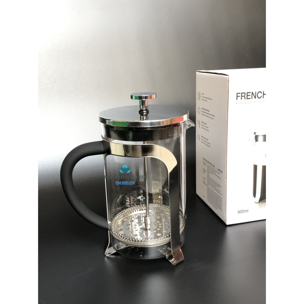 [ LOCK&LOCK ] Bình pha trà cafe French Press Lock&Lock, 800ml - LLG018 | BigBuy360 - bigbuy360.vn