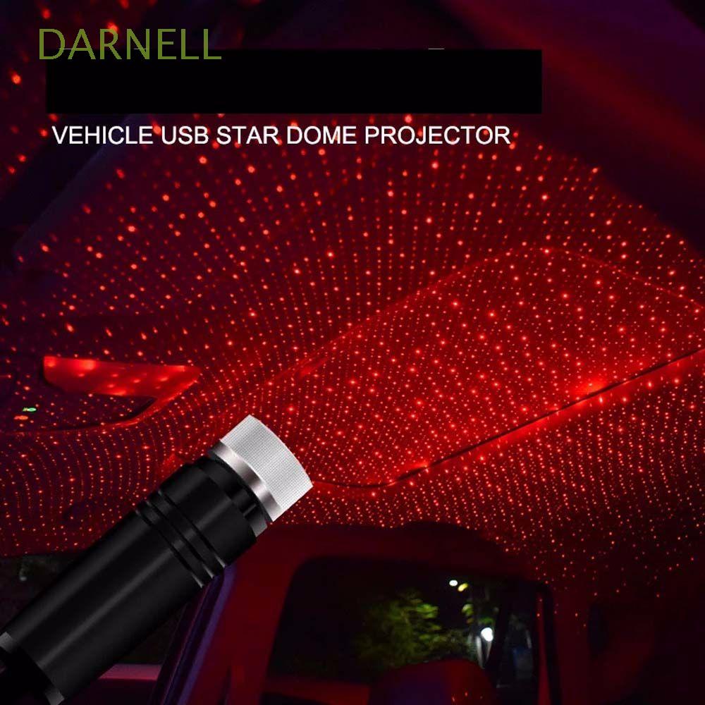Đèn chiếu hình bầu trời đầy sao lên tường/ mui xe USB mini tạo không khí lãng mạn với màu sắc tùy chọn