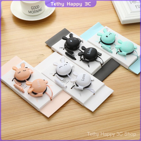 Mới Tai Nghe Thể Thao Hình Thỏ 3.5mm Có Móc Tai Cho Điện Thoại Xiaomi / Mp3