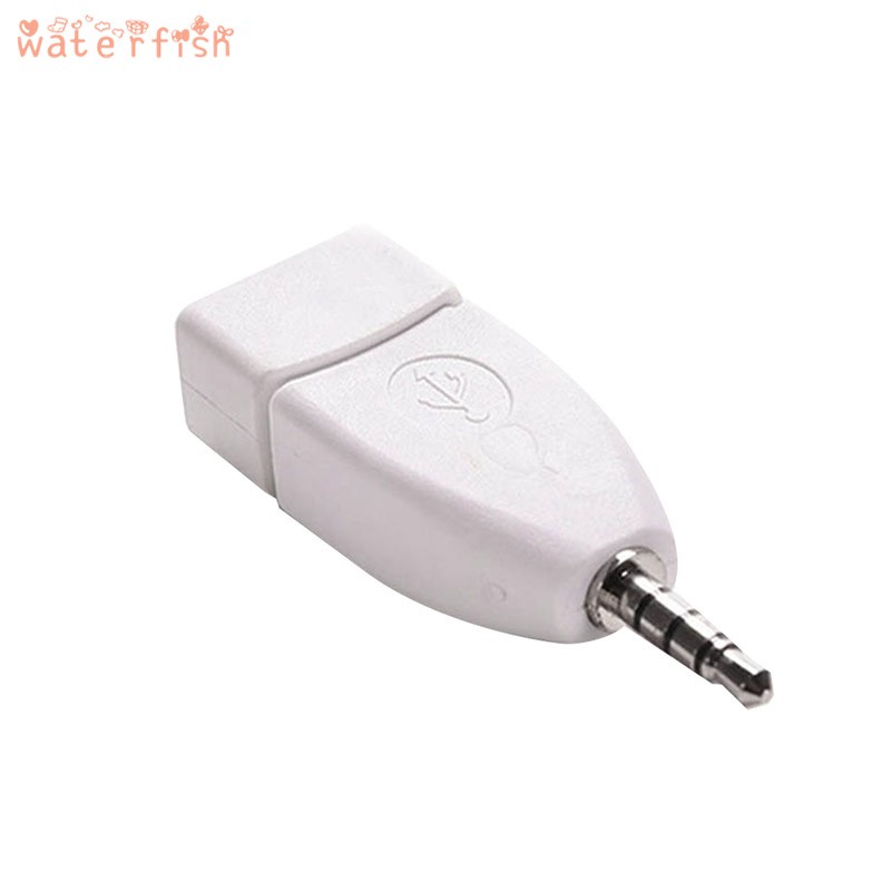 Đầu USB âm thanh chuyển đổi 2.0 từ đầu cái sang đầu đực 3.5mm AUX