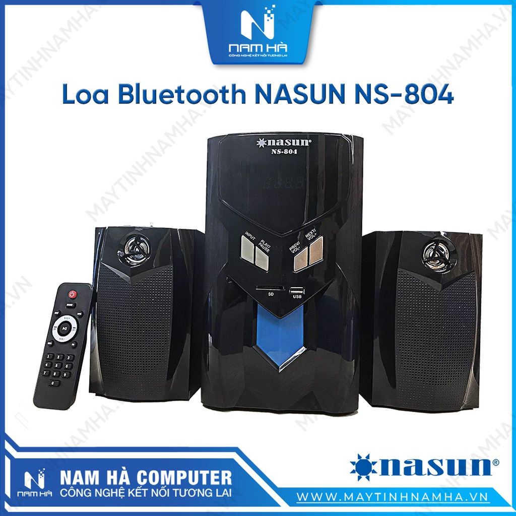 Loa bluetooth Nasun NS-804 NS-805 đa chức năng (thẻ nhớ, usb, bluetooth, đài fm)
