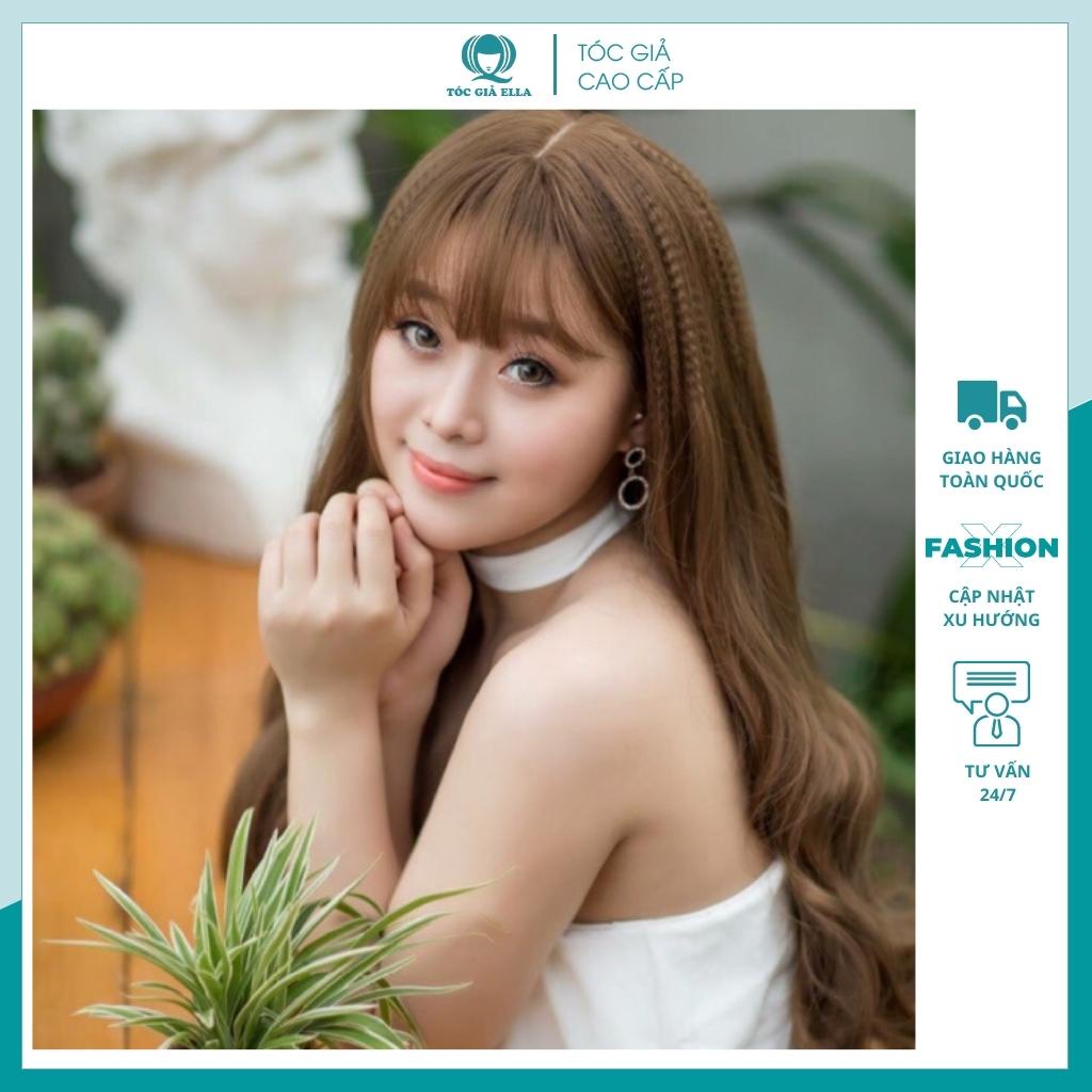 Nguyên đầu xoăn dợn đuôi ngang / tặng kèm lưới tóc