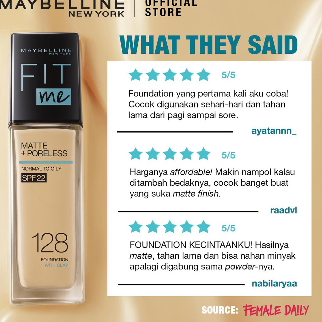 (Hàng Mới Về) Kem Nền Maybelline Fit Me 6.6 (128H) + 12h Kiểm Soát Dầu | BigBuy360 - bigbuy360.vn