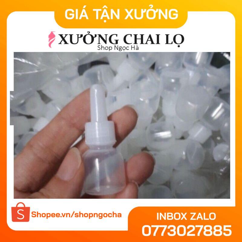 Lọ Nhựa ❤ GIÁ RẺ NHẤT ❤ [Combo 500c] Lọ nhỏ mắt 5ml chiết dung dịch, chiết mực , phụ kiện du lịch