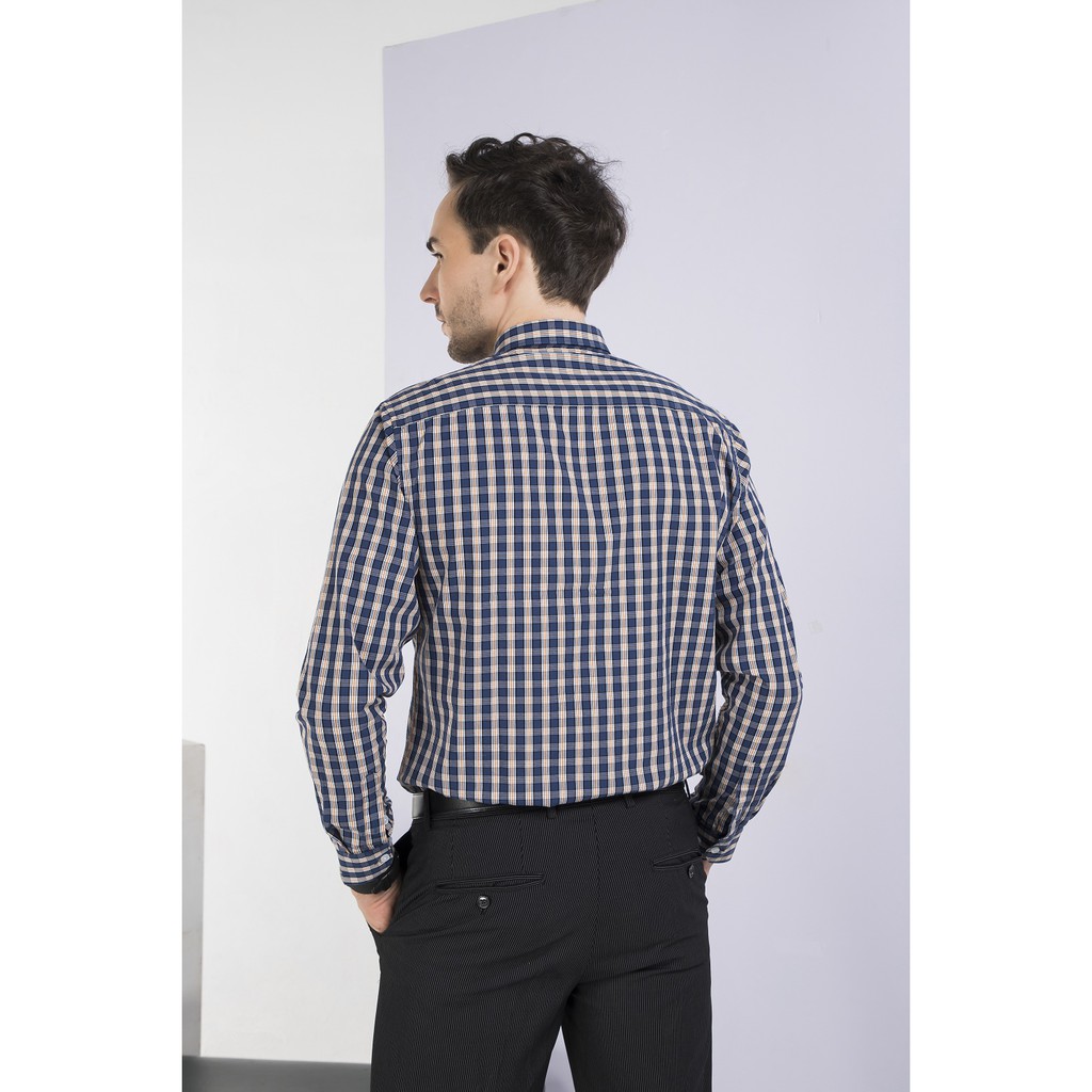 Áo sơ mi nam DARNELL, áo tay dài kẻ caro chất cotton cao cấp bền đẹp DN0040 | BigBuy360 - bigbuy360.vn