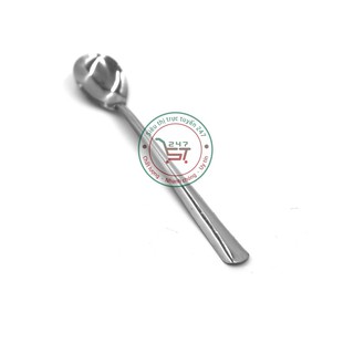 Thìa chanh đầu tròn inox bền đẹp sáng bóng