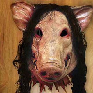 MẶT NẠ CAO SU HEO PIG SAW Ma Quỷ Kinh Dị Halloween