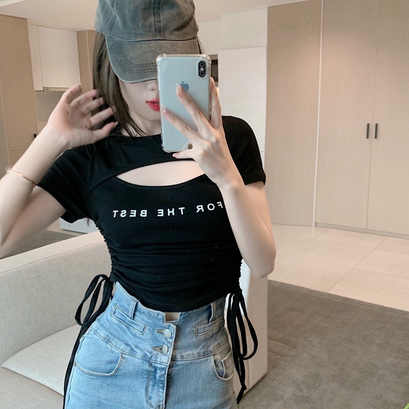 Áo kiểu nữ, áo nữ chất borip thắt dây eo nhiều màu freesize 45-48kg alohashop91