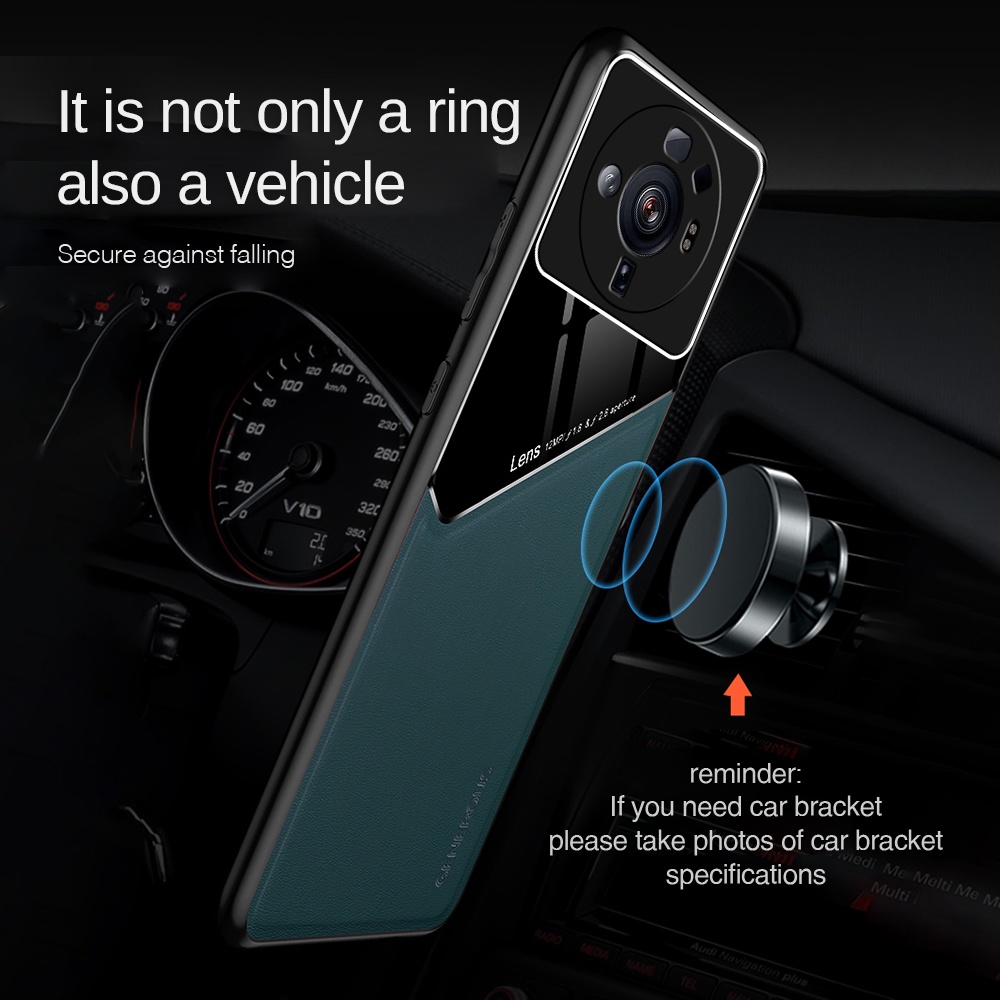 Ốp Điện Thoại Da Từ Tính Bảo Vệ Camera Cho Xiaomi 12S Ultra Pro Xiaomi Mi 12 Lite 12x Pro