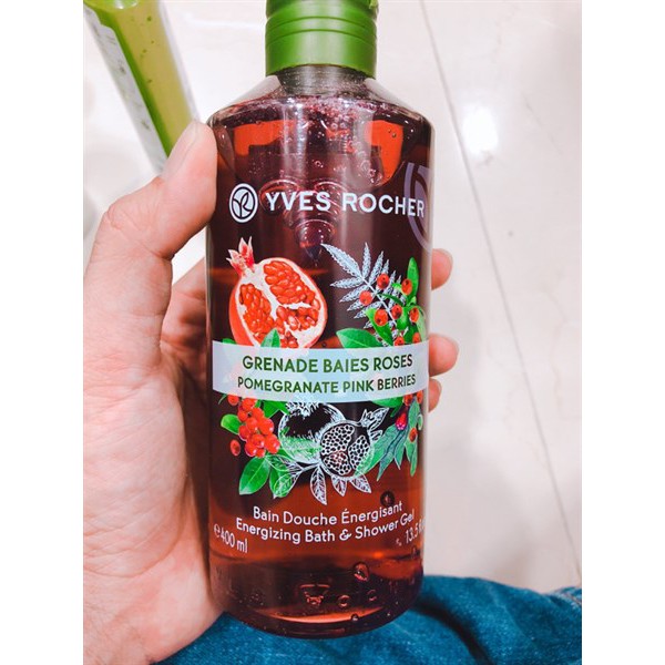 Sữa tắm/Gel tắm HƯƠNG LỰU YVES ROCHER GRENADE BAIES 400ML