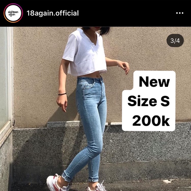 Quần Skinny Jeans 18again