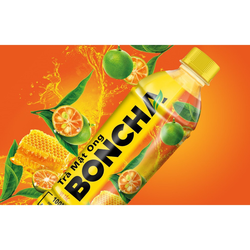 Trà Mật Ong Boncha Vị Chanh/Tắc/ Việt Quất Mật Ong