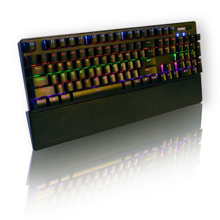 Bàn phím cơ game giá rẻ K806, SW Blue, full box-Tặng đế kê tay + tặng 2 nút ship