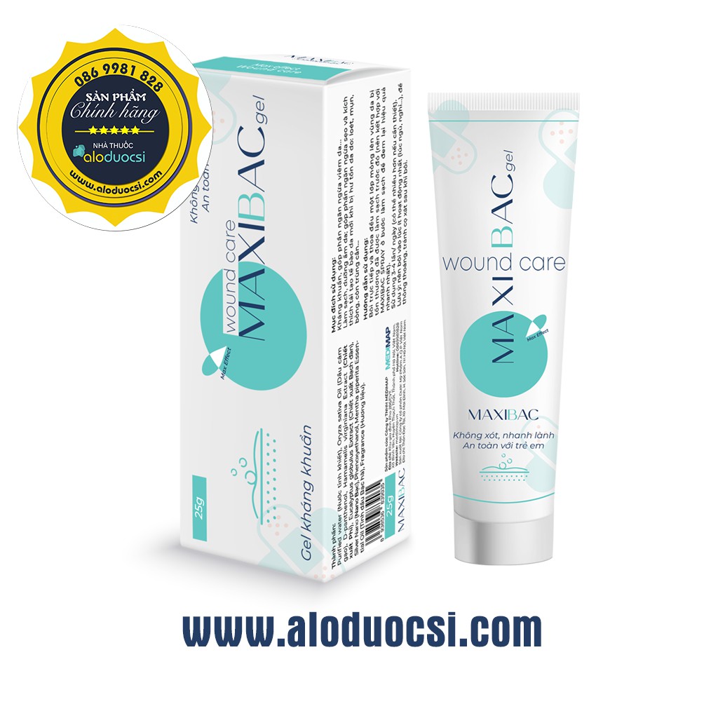 Gel bôi MaxiBac 25g – Chính hãng