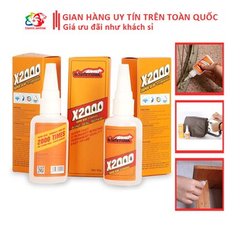 Keo dán x2000 đa năng siêu dính xử lí mọi vật liệu từ gỗ, sắt, thủy tinh, sành sứ