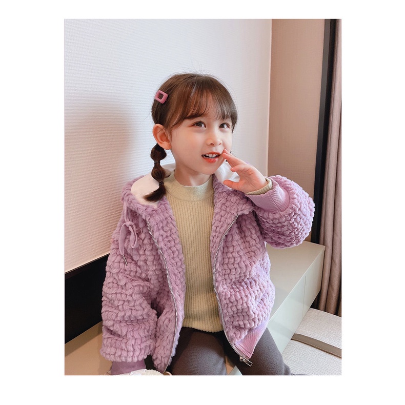 Áo khoác thiết kế thời trang mùa thu đông phong cách Hàn Quốc dành cho bé gái