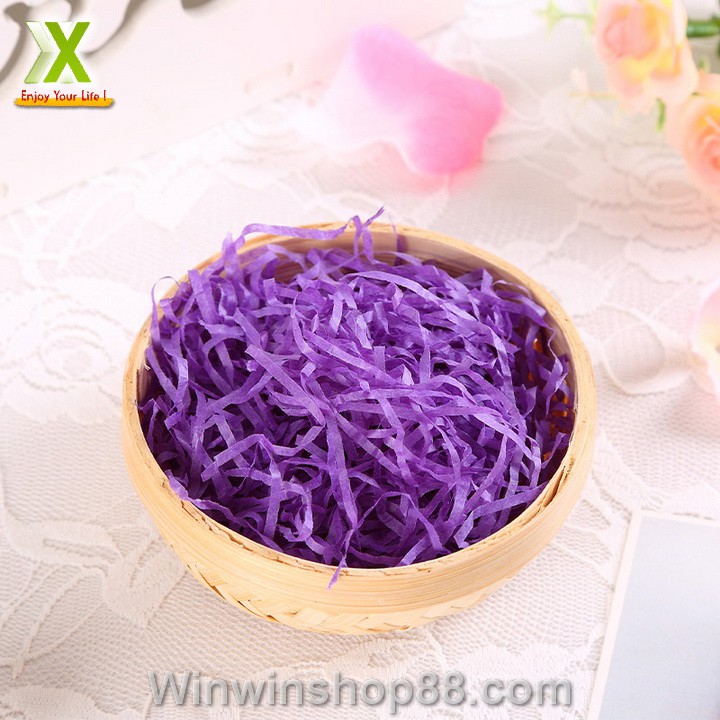 200g Giấy Rơm, Giấy Sợi Lót Hộp Quà Giấy Trang Trí Hộp Quà Gói Quà Trang Trí Quà Tặng - Winz.vn