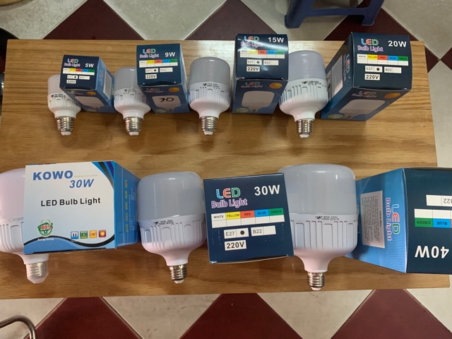 BÓNG LED TRỤ 5W-40W