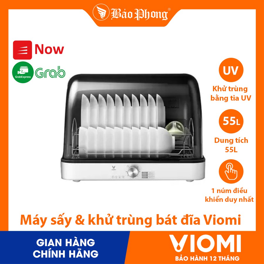 Máy Sấy &amp; Khử trùng bát đĩa Viomi Disinfection Cabinet Diệt khuẩn cho nhà bếp tiệt trùng Thông minh Điện khô cỡ lớn nhỏ