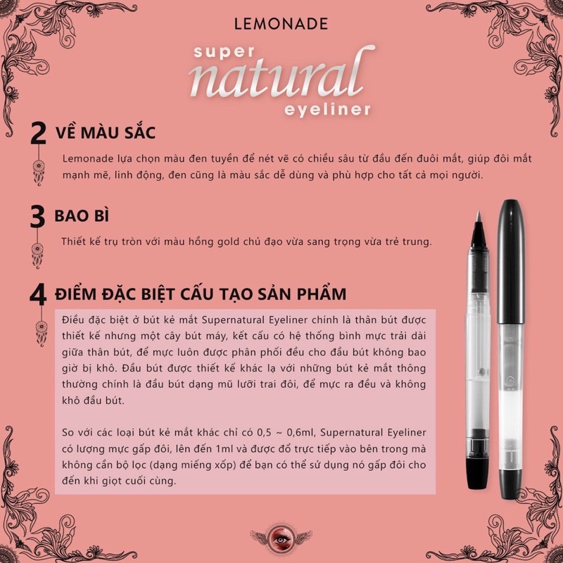 Bút kẻ mắt Lemonade SuperNatural Eyeliner 1g