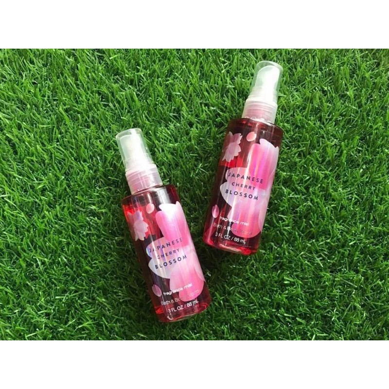 Xịt thơm, lotion dưỡng, cream body, Gel tắm Japaneses cherry blossom Bath & body works BbW | BigBuy360 - bigbuy360.vn