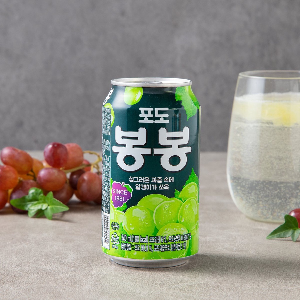 NƯỚC TRÁI CÂY HÀN QUỐC BONGBONG 340ML