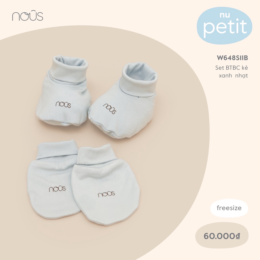 Set bao tay bao chân Nous Petit bo FS - Monnie Kids