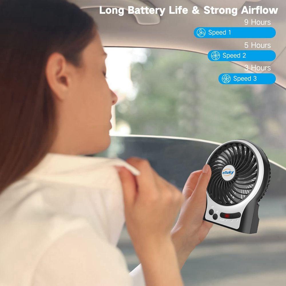 Quạt Mini Để Bàn Có Thể Điều Chỉnh Và Sạc Lại Tiện Dụng