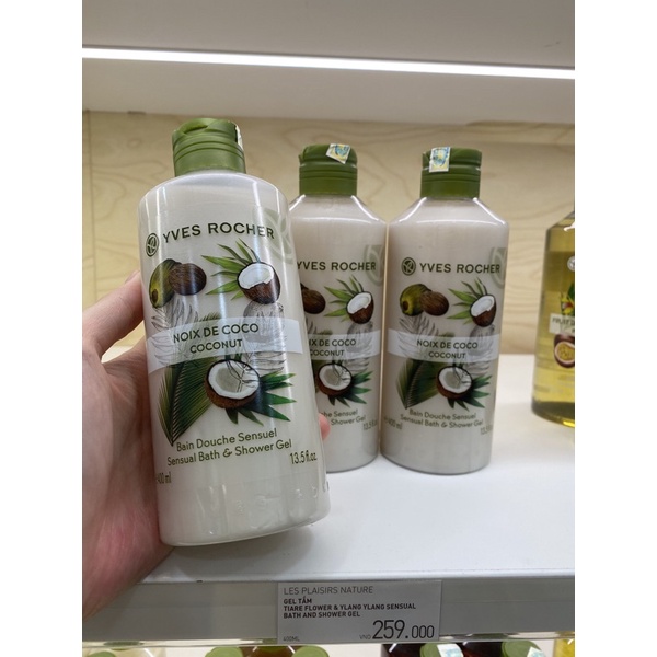 Gel tắm hương nước hoa dưỡng thể Yves Rocher 400ml ( Pháp ). Sản phẩm có tem nhập khẩu chính hãng Yves Rocher | BigBuy360 - bigbuy360.vn