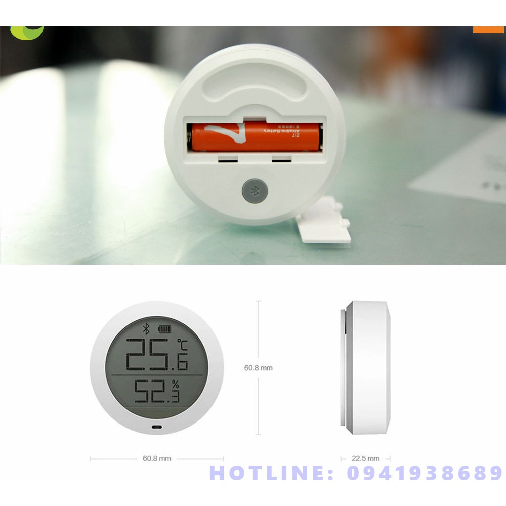 [Bản Quốc Tế] Đồng Hồ Đo Nhiệt Độ và Độ Ẩm Xiaomi Mijia - Bảo Hành 6 Tháng - Shop Thế Giới Điện Máy