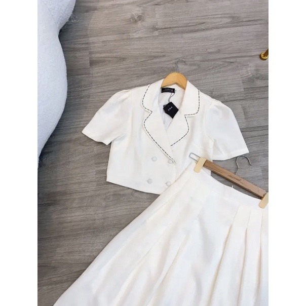 Set váy vest thanh lịch newtag size s hàng QCCC đã pass