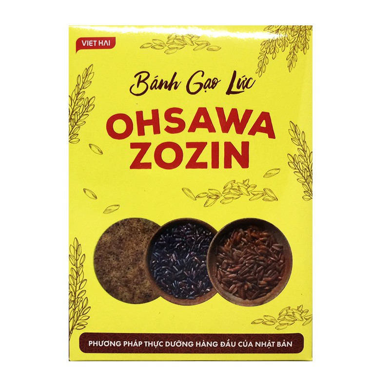 BÁNH GẠO LỨT OSHAWA ZOZIN TỐT CHO NGƯỜI TIỂU ĐƯỜNG VÀ TIM MẠCH