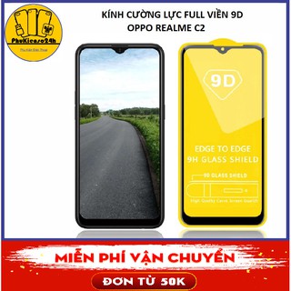 Kính Cường Lực 9D Oppo Realme C2 Kính Full Màn 9D thế hệ mới