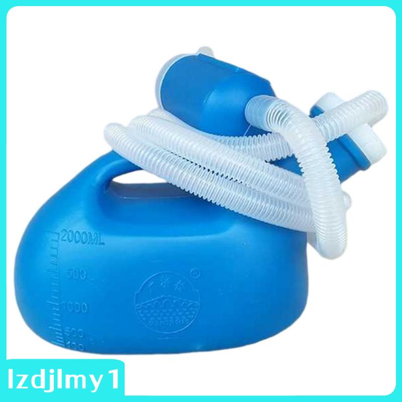 2000ml Bô Đi Vệ Sinh Di Động Với Ống Dài Chống Tràn Cho Nam Giới