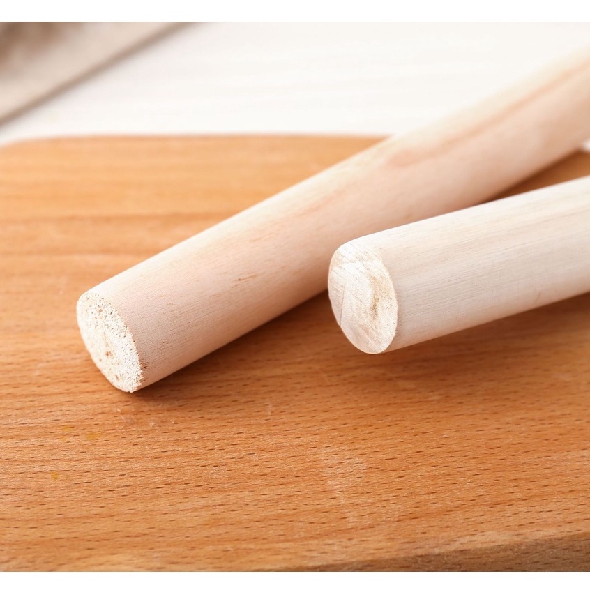 Cây cán, lăn bột làm bánh bằng gỗ đa năng