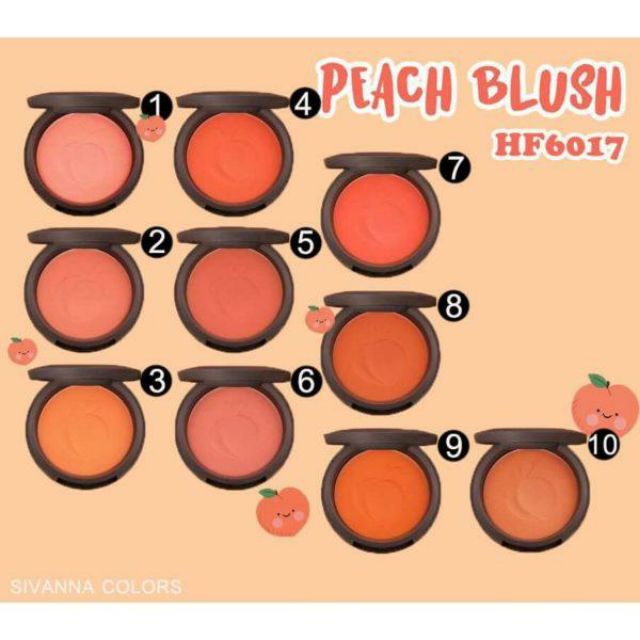 MÁ HỒNG SIVANNA PEACH BLUSH HF6017 | BigBuy360 - bigbuy360.vn