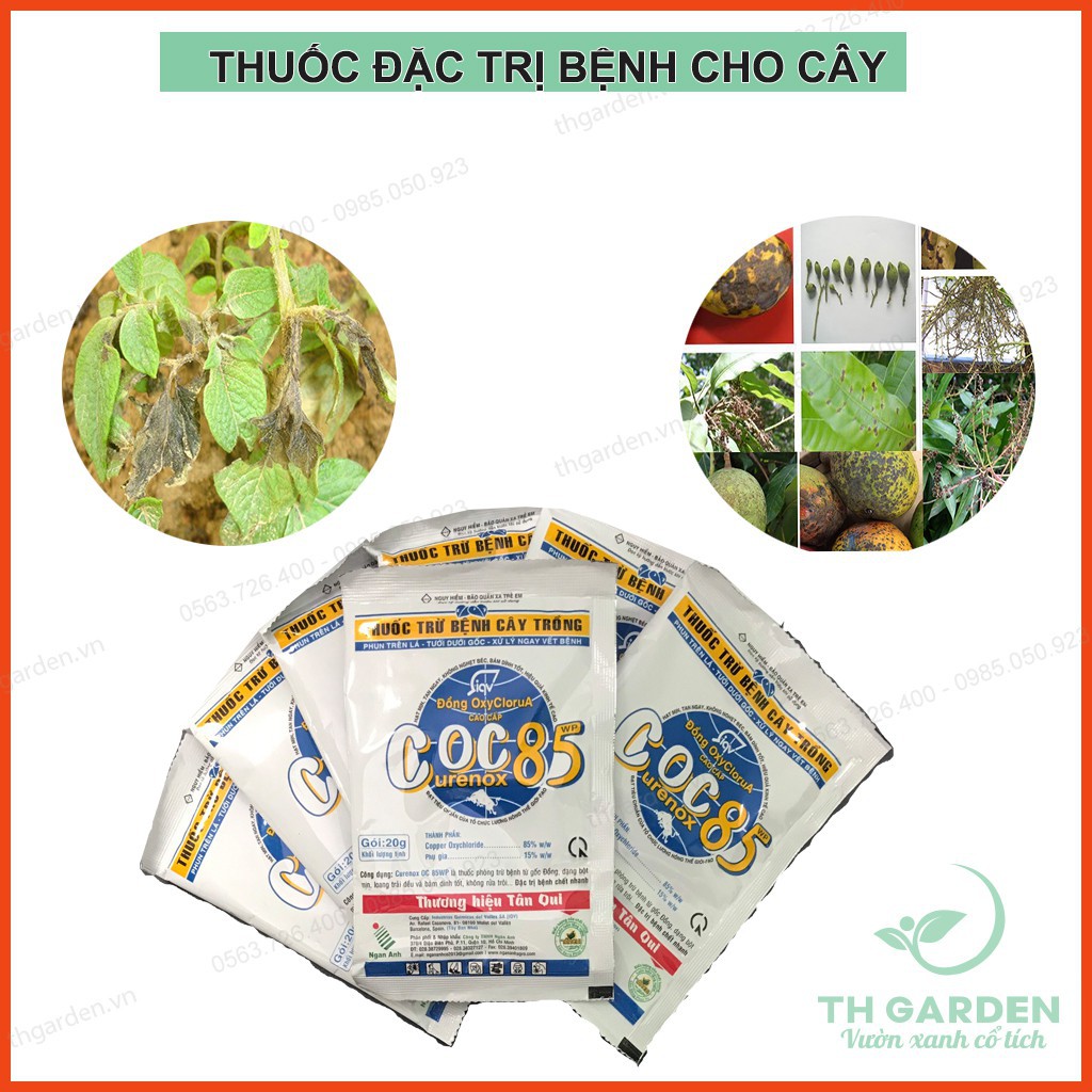 Thuốc Phòng Trừ Nấm Bệnh Coc85   - Đặc trị nấm bệnh, phòng trừ bệnh chết nhanh