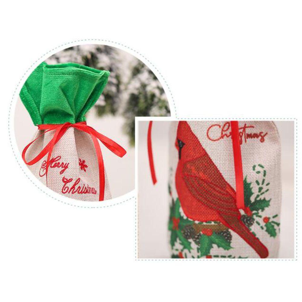 CONOPERY Vỏ Bọc Chai Rượu Hoạ Tiết Giáng Sinh Dễ Thương