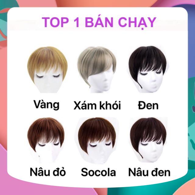 TÓC TOMBOY ĐỦ MÀU TẶNG LƯỚI TRÙM CAO CẤP SỈ TÓC QUỐC
