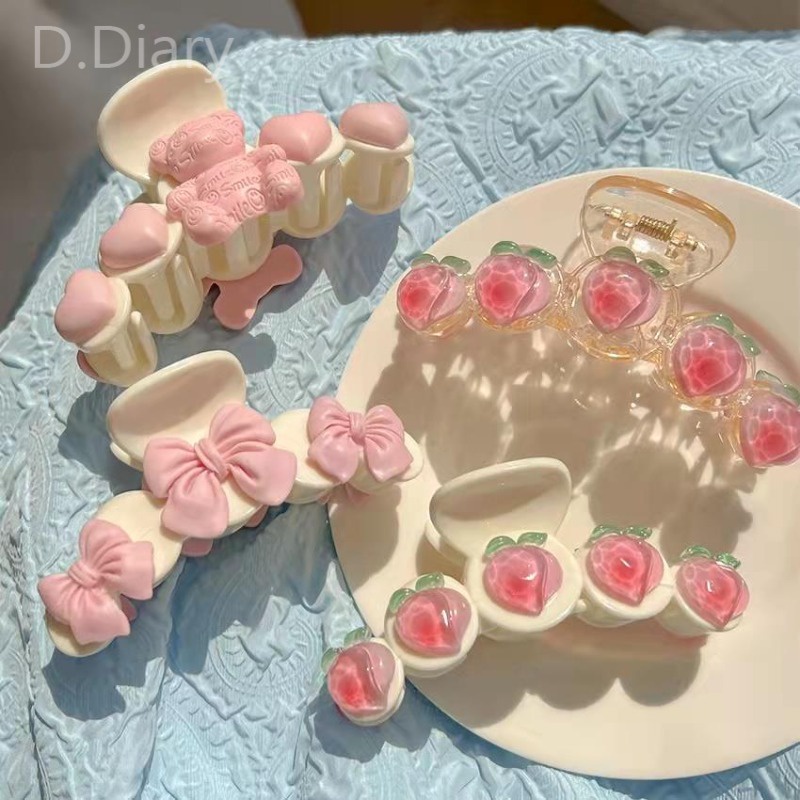 Kẹp Tóc Hoạt Hình Phong Cách Hàn Quốc Ngọt Ngào Cho Nữ