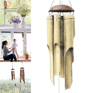 Chuông gió handmade bằng tre dùng để trang trí nội thất / sân vườn