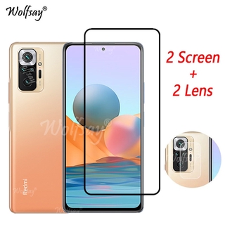 Kính Cường Lực Bảo Vệ Màn Hình 4 Trong 1 Cho Xiaomi Redmi Note 10 Pro Max Redmi Note 10 Pro Note 10 10s 10 5g