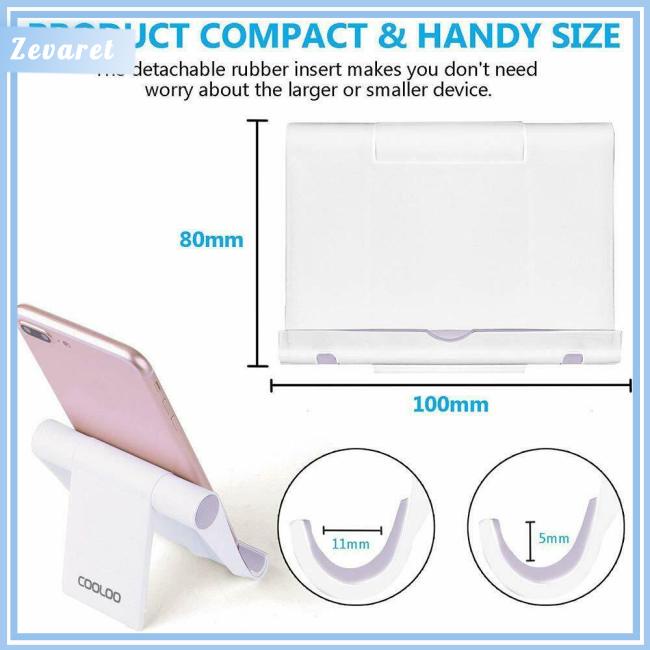 Giá đỡ điện thoại/máy tính bảng để bàn có thể điều chỉnh kích thước đa năng